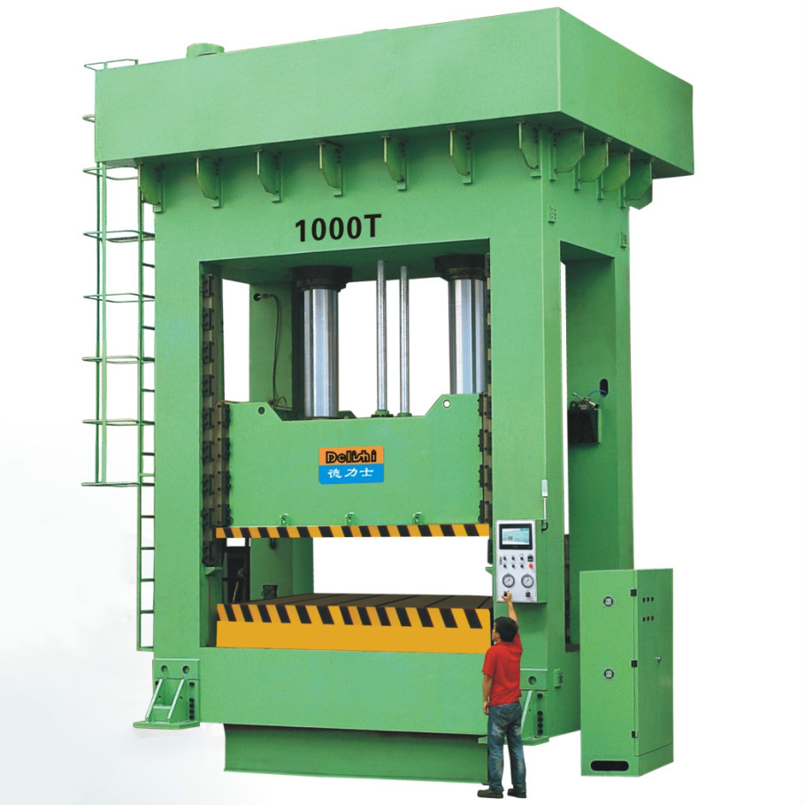 DKL 1000 ton frame rails hydraulic molding machine