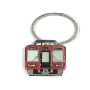 Light Rail enamel keychain