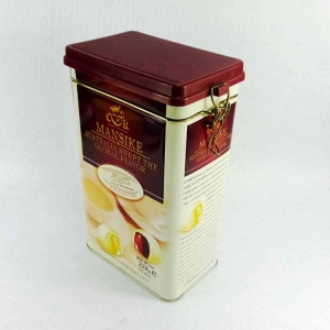 plastic lid coffee tin box