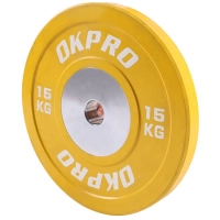 Weight lifting Barbell Color Rubber Bumper Plate