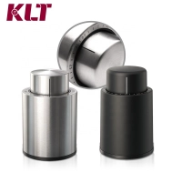 KLT Food Grade Vaccum Wine Stopper Wine Stopper Stainless Steel Cork Stopper with Date Mark