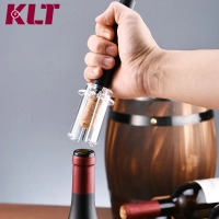 Stainless steel air pump wine opener