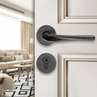 security handle wood door lock set