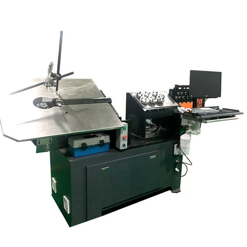 2D Wire Bending Machine is suitable for different wire diameter, aluminum wire, iron wire, copper wire, stainless steel wire rolled into different circle diameter or different etc.