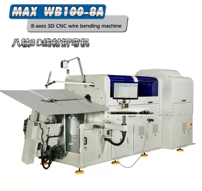 8 Axes Automatic 3D CNC Wire Bending Machine