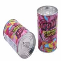 Candy Tin Box Round Pop-top Sour